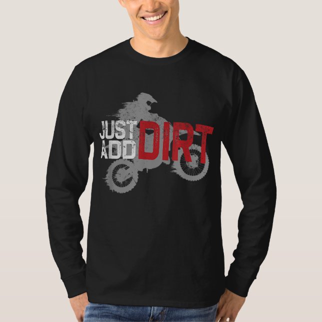 Youth Motorcross Boys Dirt Bike Dirtbike Kids Dirt T-Shirt (Front)