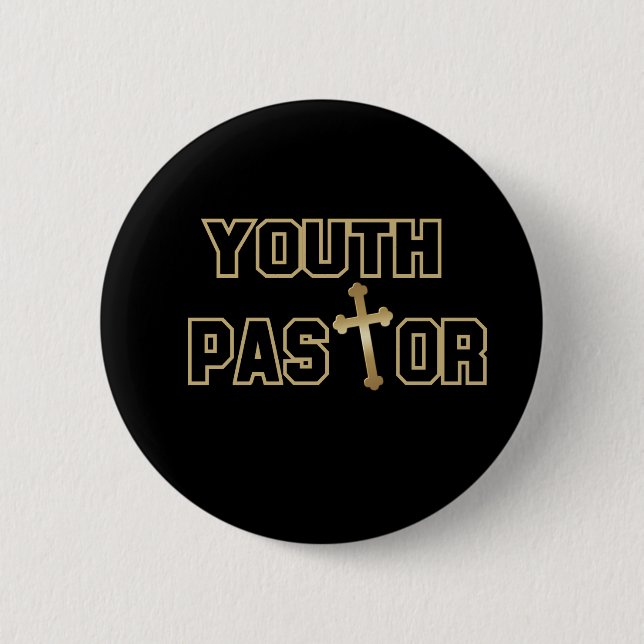Youth Pastor Gifts Button (Front)