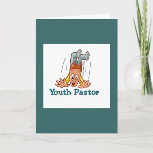 Youth Pastor Humorous Thank You Card