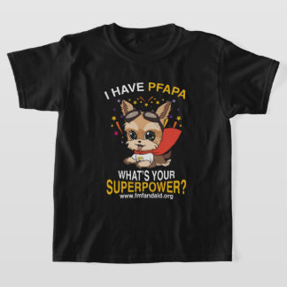 Youth PFAPA Superpower Black T-Shirt