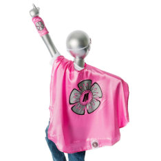 Youth Pink Superhero Costume With Flower at Zazzle