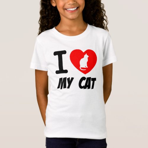 Youth ShirtLove my Cat T_Shirt