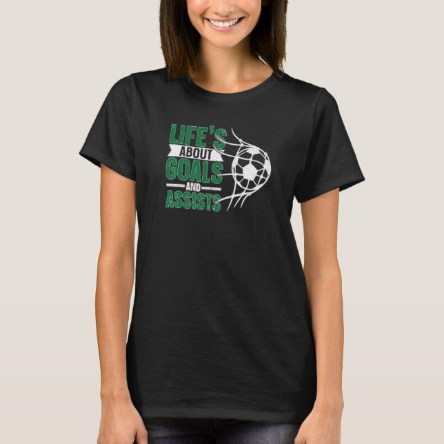Youth Soccer Boys  Soccer for Men Women T-Shirt (Front)