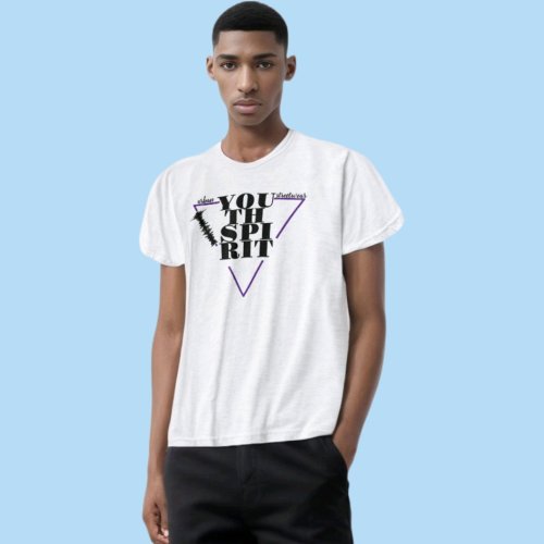 Youth Spirit Urban Streetwear  Trendy Graphic T_Shirt