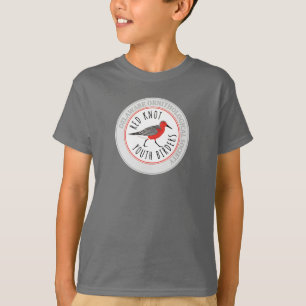 Youth T-Shirt with Red Knot Logo