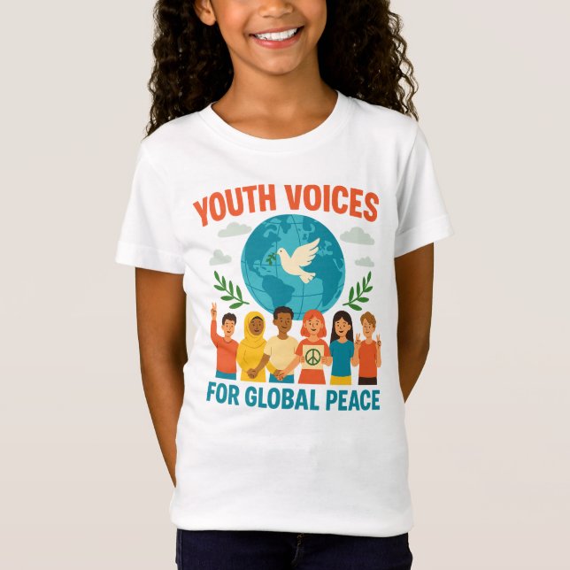 “Youth Voices for Global Peace” –  T-Shirt (Front)