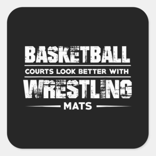 Youth Wrestling Apparel Square Sticker