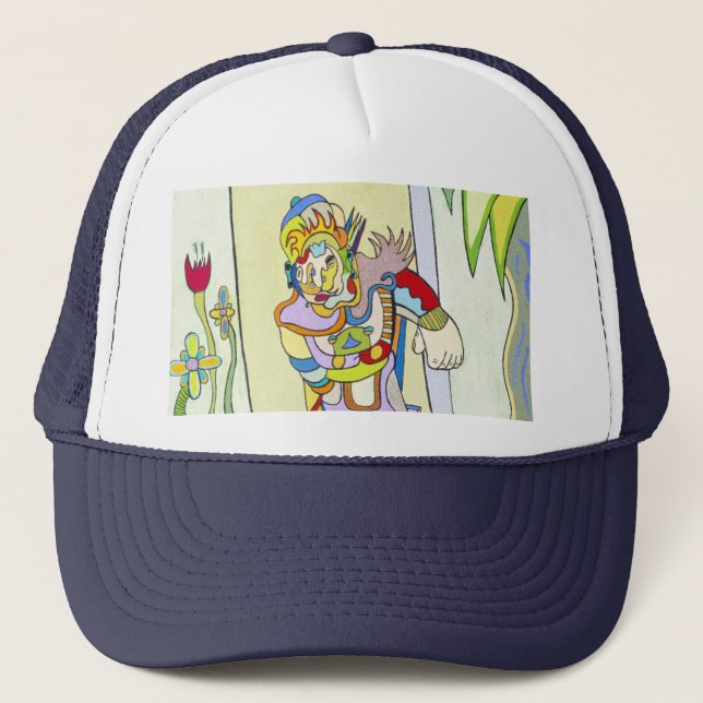 "Youthman" by Ruchell Alexander Trucker Hat (Front)