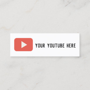 youtube business card