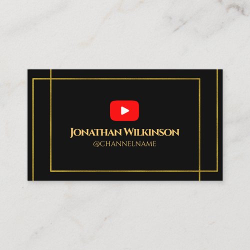 YOUTUBE Channel Advertisement QR Code Scan Business Card