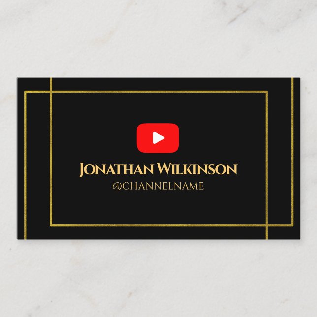 YOUTUBE Channel Advertisement QR Code Scan Business Card (Creator Uploaded)