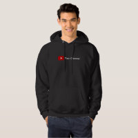 Youtube Channel Name Custom Black T-Shirt