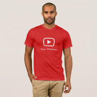 Youtube Channel Name Custom Red