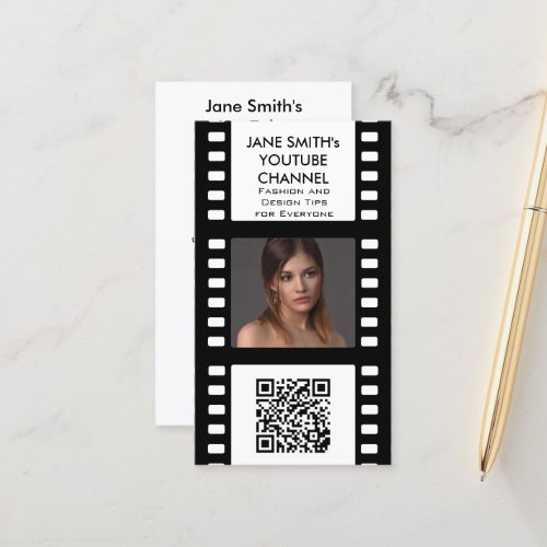 YouTube Channel Promotion Card _ Film Motif