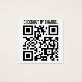 YouTube Channel QR Code (Back)