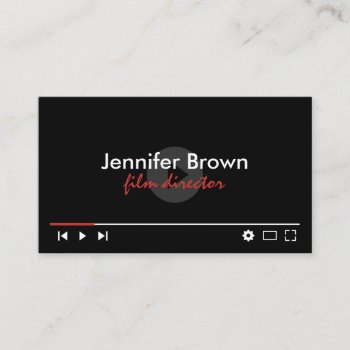 Youtube Channel Youtuber Video Editor Movie Maker Business Card by PineLemonMarketing at Zazzle