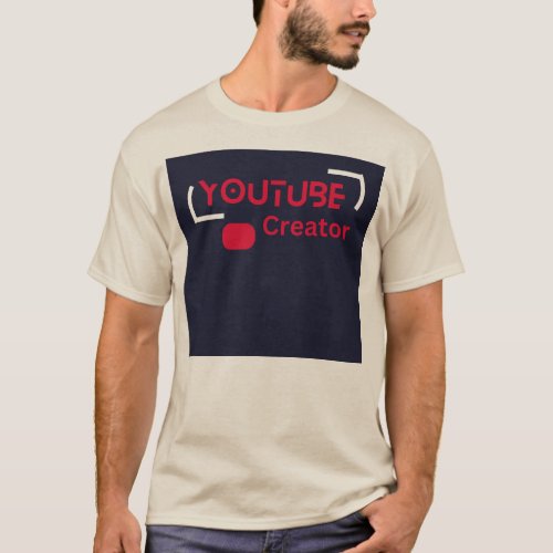 YouTube creators tshirt 