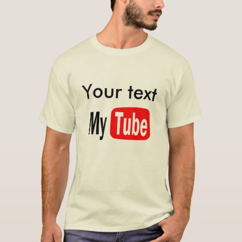 YouTube Funny Template Do it yourself popular T_Shirt