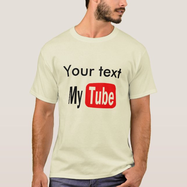 YouTube Funny Template, Do it yourself, popular T-Shirt (Front)