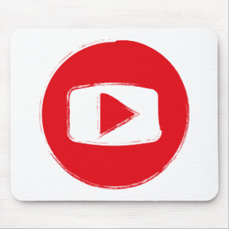 YouTube icon Mouse Pad