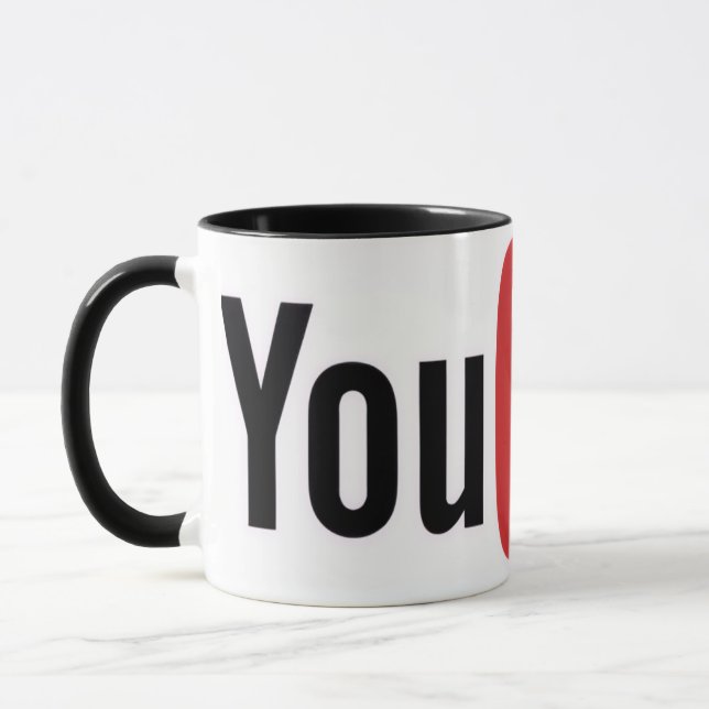 YouTube icon Mug (Left)
