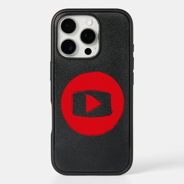 YouTube icon Otterbox iPhone Case (Back)