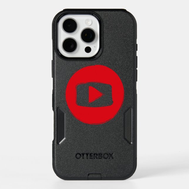 YouTube icon Otterbox iPhone Case (Back)