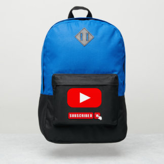 YouTube logo design Port Authority® Backpack