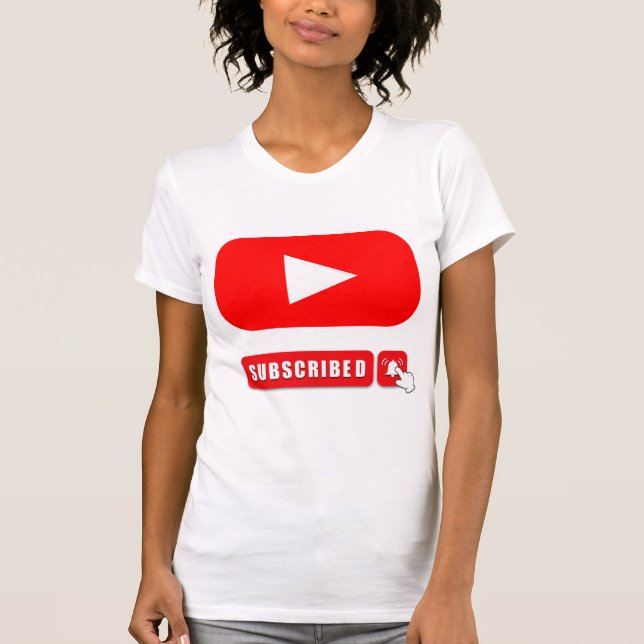 YouTube logo design  T-Shirt (Front)