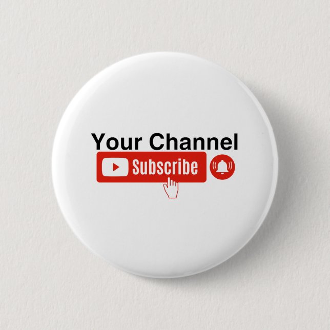 YouTuber Button (Front)