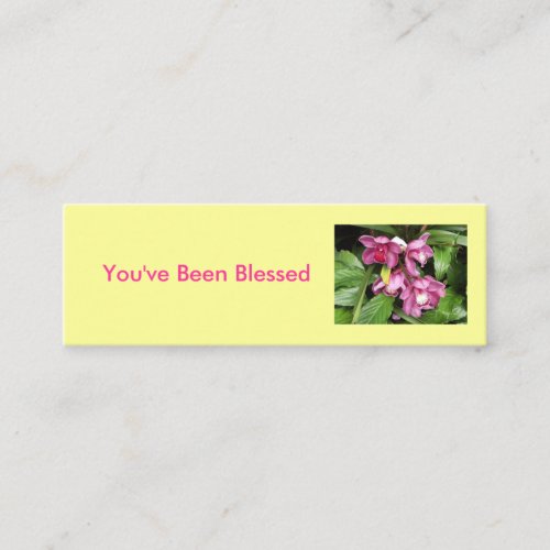 You've Been Blessed Game Card Business Card Templates