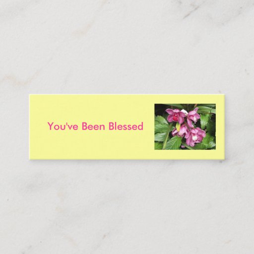Customizable You've Been Blessed Game Card Business Card Templates