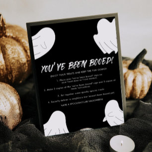 You've Been Booed Boo Neighbor Game Sign