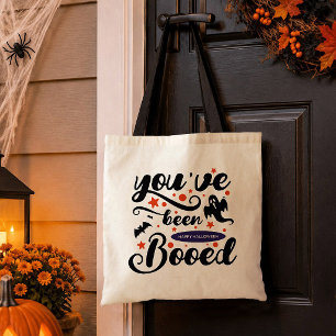 You've Been Booed Happy Halloween Ghost Tote Bag