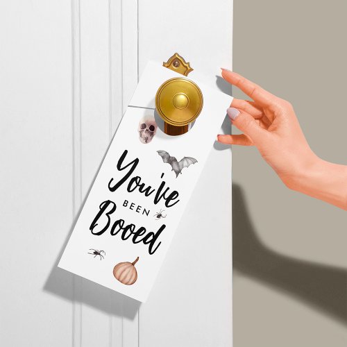 Youve Been Booed Neighborhood Halloween Game Door Hanger