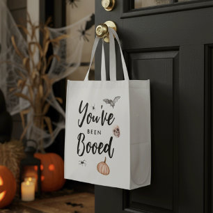 You've Been Booed Neighborhood Halloween Game Grocery Bag