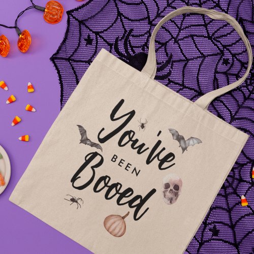 Youve Been Booed Neighborhood Halloween Game Tote Bag