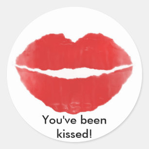 You've been kissed! Sticker