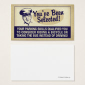 You've Been Selected! (Front & Back)