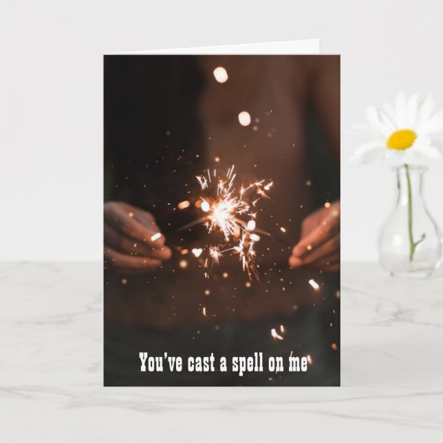 You've Cast A Spell On Me Card (Small Plant)