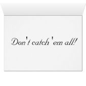 You've caught... Chlamydia Cards (Inside Horizontal (Bottom))