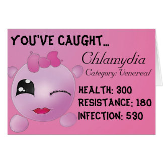 You've caught... Chlamydia Cards