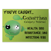 You've caught... Gonorrhea (Front Horizontal)