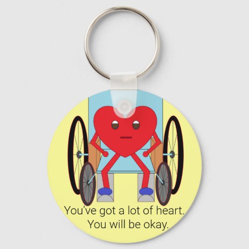 Youve Got a Lot of Heart  Disabiiity Keychain