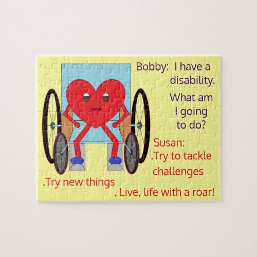 Youve Got a Lot of Heart  Disability Jigsaw Puzzle