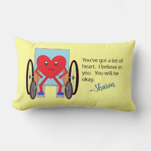 You've Got a Lot of Heart: Lumbar Pillow