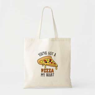 You've Got A Pizza My Heart Funny Pizza Pun Tote Bag