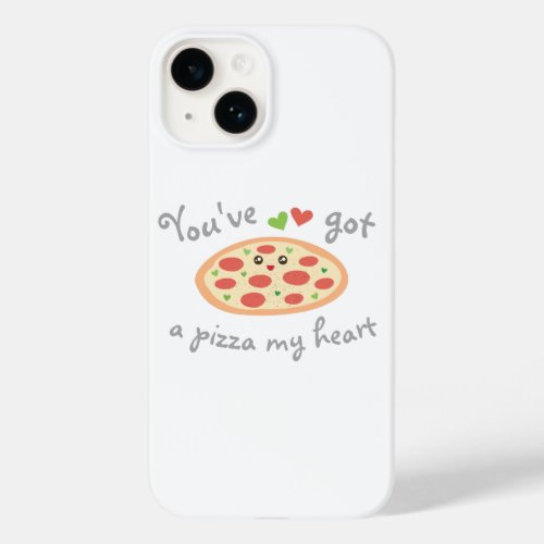 Youve Got a Pizza My Heart Funny Punny Food Humor Case_Mate iPhone 14 Case