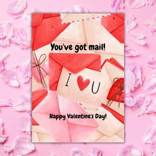 You've Got Mail Classroom Valentine's Day Photo Holiday Card