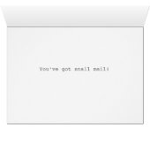You've got snail mail card #5 (Inside Horizontal (Bottom))
